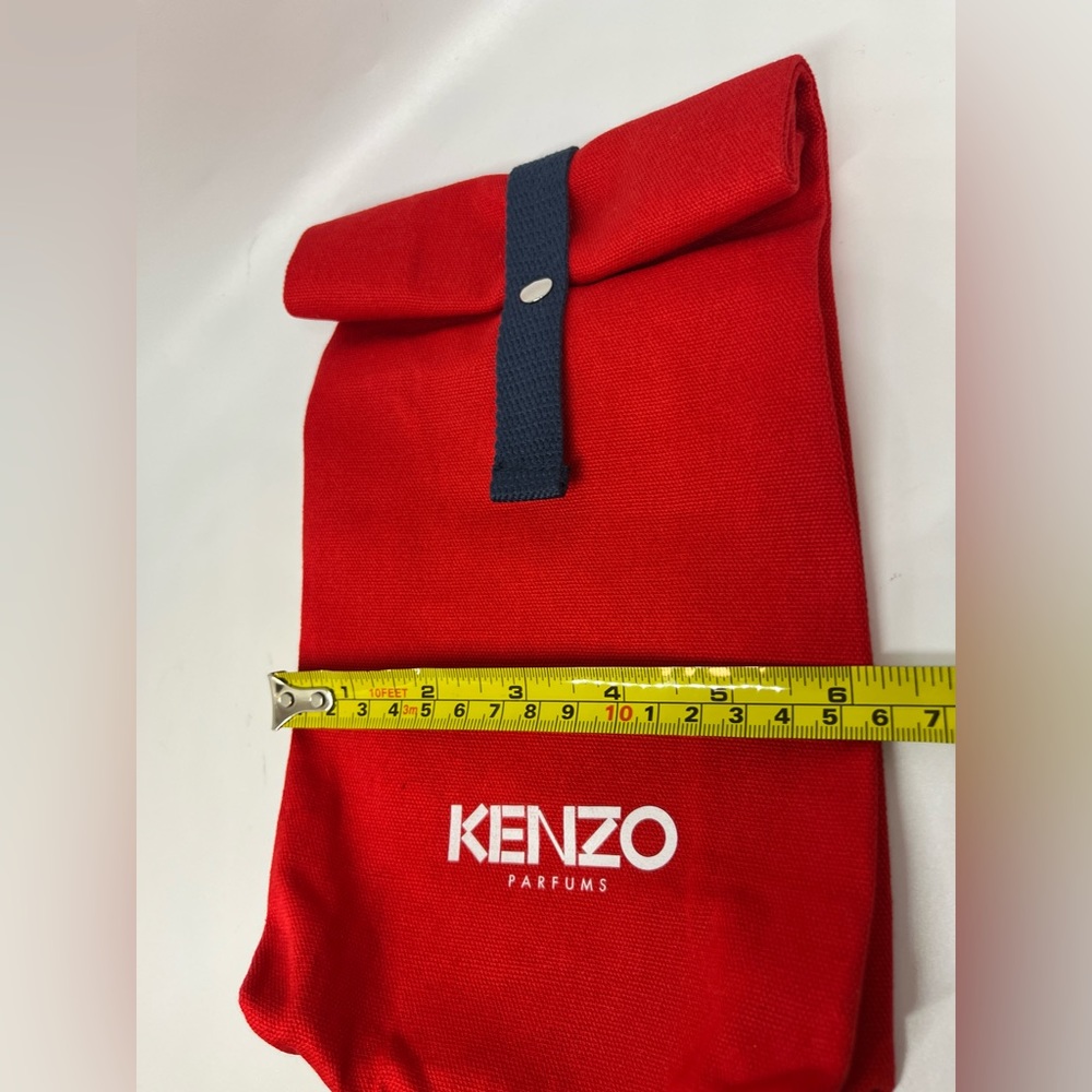 Kenzo Parfums red generous organic cotton pouch - Picture 8 of 13
